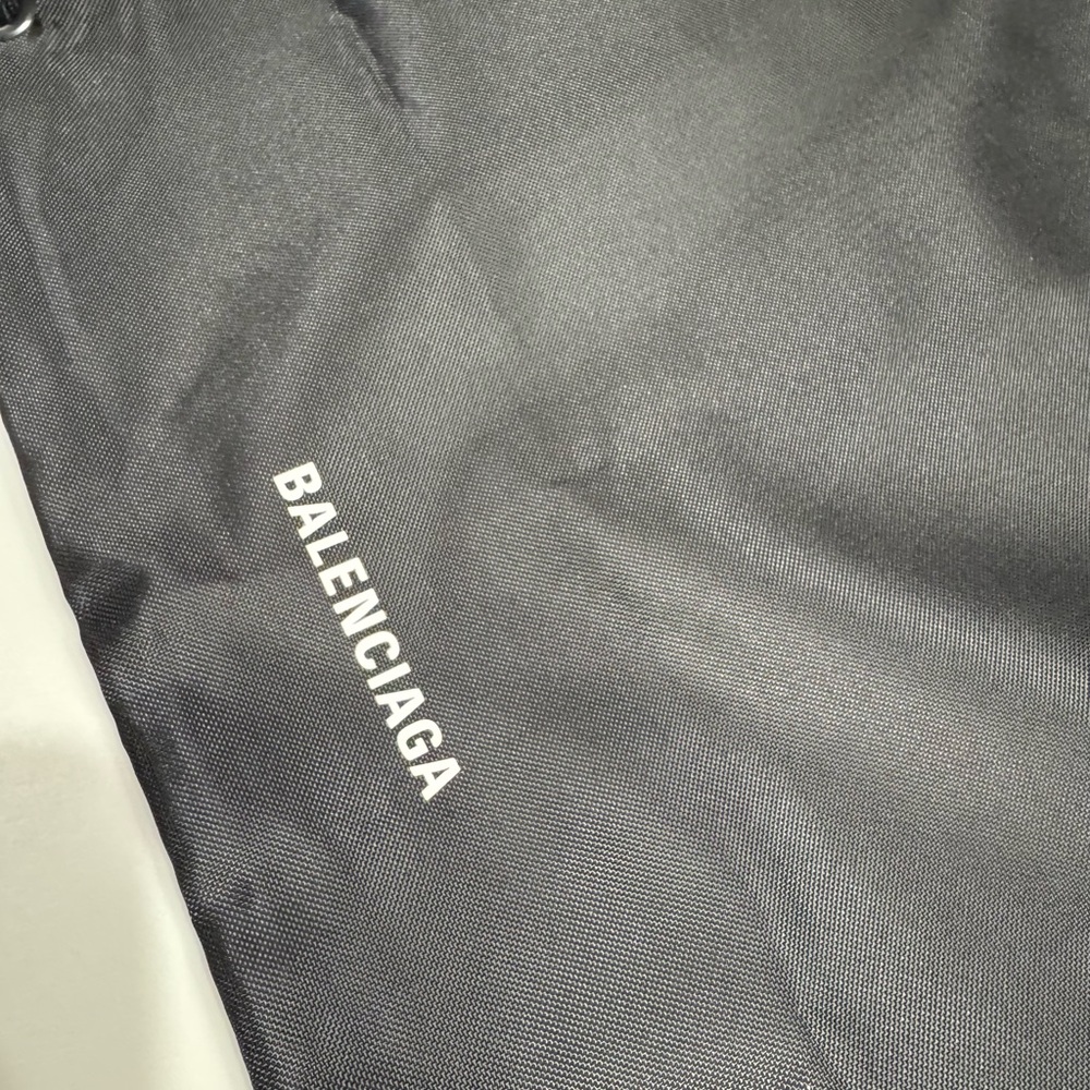 Balenciaga Black Nylon Drawstring Backpack - Picture 8 of 8